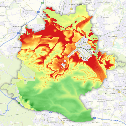 Geothermiepotenzial Stadtgebiet der Landeshauptstadt Stuttgart